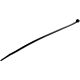 StarTech.com 10"(25cm) Cable Ties - 1/8"(4mm) wide, 2-5/8"(68mm) Bundle Diameter, 50lb(22kg) Tensile Strength, Nylon Self Locking  Ties w/ Curved Tip - 94V-2/UL Listed, 100 Pack - Black