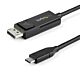StarTech.com 6.6ft (2m) USB C to DisplayPort 1.2 Cable 4K 60Hz - Bidirectional DP to USB-C or USB-C to DP Reversible Video Adapter Cable - HBR2/HDR - USB Type C/Thunderbolt Monitor Cable