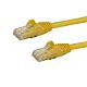 StarTech.com 1m CAT6 Ethernet Cable - Yellow CAT 6 Gigabit Ethernet Wire -250MHz 100W PoE RJ45 UTP Network/Patch Cord Snagless w/Strain Relief Individually Tested