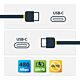 StarTech.com 2m USB C Charging Cable - Durable Fast Charge & Sync USB 2.0 Type C to USB C Laptop Charger Cord - TPE Jacket Aramid Fiber M/M 60W Black - Samsung S10 S20 iPad Pro MS Surface