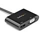 StarTech.com DisplayPort to HDMI VGA Adapter - DisplayPort 1.2 HBR2 to HDMI 2.0 (4K 60Hz) or VGA 1080p Converter Dongle - DP to HDMI or VGA Monitor Adapter - Digital Video Display Adapter