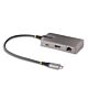 StarTech.com USB-C Multiport Adapter - 4K 60Hz HDMI - HDR - 2-Port 5Gbps USB 3.0 Hub - 100W Power Delivery Pass-Through - GbE - Works with Chebook  - Windows/macOS