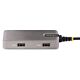 StarTech.com USB-C Multiport Adapter - 4K 60Hz HDMI - HDR - 2-Port 5Gbps USB 3.0 Hub - 100W Power Delivery Pass-Through - GbE - Works with Chebook  - Windows/macOS