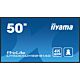 iiyama LH5065UHSB-B1AG Signage Display Digital signage flat panel 125.7 cm (49.5") LCD Wi-Fi 800 cd/m² 4K Ultra HD Black Built-in processor Android 11 24/7