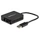 StarTech.com USB to Fiber Optic Converter - 100Mbps - USB 2.0 to Fiber Network Adapter - 100Base-FX SC Female Duplex Multie Fiber/MMF Compatible - 2Km - Compact USB to Fiber LAN