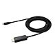 StarTech.com 10ft (3m) USB C to HDMI Cable - 4K 60Hz USB Type C to HDMI 2.0 Video Adapter Cable - Thunderbolt 3 Compatible - Laptop to HDMI Monitor/Display - DP 1.2 Alt e HBR2 - Black