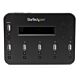 StarTech.com Standalone 1 to 5 USB Thumb Drive Duplicator and Eraser, Multiple USB Flash Drive Copier, System and File and Whole-Drive  at1.5 GB/min, Single and 3-Pass Erase, LCD Display - TAA