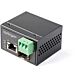 StarTech.com PoE+ Industrial Fiber to Ethernet Media Converter 30W - SFP to RJ45 - Singlee/Multie Fiber to Copper Gigabit Ethernet - Mini/Compact Size - IP-30/ -40 to +75C