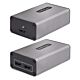 StarTech.com 2-Port USB 3.0 Extender over OM3 Multie Fiber - LC/LC - 2x 5Gbps USB-A Hub - 350m (1150ft) Range - Durable USB Fiber Optic Extender - Optical USB Extender