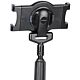 StarTech.com Mobile Tablet Stand with Lockable Wheels - Height Adjustable Cart - Universal Rolling Floor Stand for Tablets f 7 to 11 inch, Portable Tablet Stand w/ Detachable Tablet Holder