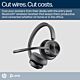 HP Poly Voyager 4320 Microsoft Teams  Headset +BT700 dongle +Charging Stand