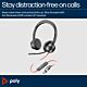 HP Poly Blackwire 8225 Stereo Microsoft Teams  USB-C Headset +USB-C/A Adapter