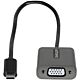 StarTech.com USB C to VGA Adapter - 1080p USB Type-C to VGA Adapter Dongle - USB-C (DP Alt e) to VGA Monitor/Display Video Converter - Thunderbolt 3 Compatible - 12" Long Attached Cable - Upgraded Version of CDP2VGA