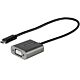 StarTech.com USB C to VGA Adapter - 1080p USB Type-C to VGA Adapter Dongle - USB-C (DP Alt e) to VGA Monitor/Display Video Converter - Thunderbolt 3 Compatible - 12" Long Attached Cable - Upgraded Version of CDP2VGA