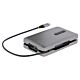 StarTech.com USB-C Dual Monitor Multiport Adapter up to 4K 60Hz USB-C DP Alt e Video Output & HDMI 2.0, or 1080p VGA, 100W PD Pass-Through, USB Type C Mini Dock, USB-C Docking Station, MST Hub