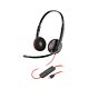 HP Poly Blackwire 3220 Stereo USB-C Headset +USB-C/A Adapter
