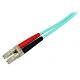 StarTech.com 10m (30ft) LC/UPC to LC/UPC OM3 Multie Fiber Optic Cable, Full Duplex 50/125µm cord Fiber Cable, 100G, Low Insertion Loss, LSZH Fiber Jumper Cord