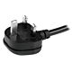 StarTech.com 6ft (2m) UK Computer Power Cable, 16AWG, BS 1363 to C19, 13A 250V, Black Replacement AC Power Cord, UK Power Cable for PC and Network Equipment