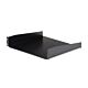 StarTech.com 2U Server Rack Shelf - Universal Rack Mount Cantilever Shelf for 19" Network Equipment Rack & Cabinet - Heavy Duty Steel – Weight Capacity 44lb/20kg - 16" Deep Tray, Black