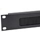 StarTech.com 1U High-density Brush Strip Cable Management Panel, Sturdy Steel Horizontal Data Centre Cable Organizer
