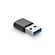 Hama 00200357 cable gender changer USB-A USB-C Black