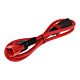ACT Powercord C13 IEC Lock+ - C14 IEC Lock Dual Locking red 1 m, PC3612