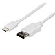 StarTech.com 6ft/1.8m USB C to DisplayPort 1.2 Cable 4K 60Hz - USB-C to DisplayPort Adapter Cable HBR2 - USB Type-C DP Alt e to DP Monitor Video Cable - Works w/ Thunderbolt 3 - White