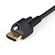 StarTech.com 3ft (1m) HDMI Cable with Locking Screw - 4K 60Hz HDR - High Speed HDMI 2.0 Monitor Cable with Locking Screw Connector for Secure Connection - HDMI Cable with Ethernet - M/M