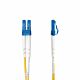 StarTech.com 1m (3.3ft) LC to LC (UPC) OS2 Single e Duplex Fiber Optic Cable, 9/125µm, 100G, Bend Insensitive, Low Insertion Loss - LSZH Fiber Jumper Cord