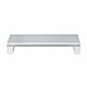 StarTech.com Ergonomic Monitor Riser Stand, Up to 33lb/15kg, Fixed height 3.5in/9cm, Desktop Computer Monitor/Laptop Riser, Steel Platform, Quick Assembly, Optimize Desk Space