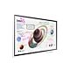 Samsung WM65B interactive whiteboard 165.1 cm (65") 3840 x 2160 pixels Touchscreen Grey, White