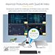 StarTech.com Universal USB4 & Thunderbolt 4 Docking Station, Quad Display on Windows, Dual Display on MacBook, HDMI DP Dock with 98W Laptop Charging