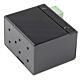 StarTech.com Industrial Fiber to Ethernet Media Converter - 100Mbps SFP to RJ45/Cat6 - Singlee/Multie Optical Fiber to Copper Network - 12-56V DC - IP-30/ -40 to +75C