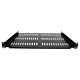 StarTech.com 1U Server Rack Shelf - Universal Vented Rack Mount Cantilever Tray for 19" Network Equipment Rack & Cabinet - Durable Design - Weight Capacity 55lb/25kg - 12" Deep Shelf, Black