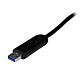 StarTech.com 4 Port Portable SuperSpeed USB 3.0 Hub with Built-in Cable~4 Port Portable SuperSpeed USB 3.0 Hub with Built-in Cable - 5Gbps