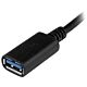 StarTech.com USB-C to USB-A Adapter Cable - M/F - 6in - USB 3.0 (5Gbps) - USB-IF 