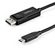 StarTech.com 3.3ft (1m) USB C to DisplayPort 1.4 Cable 8K 60Hz/4K - Bidirectional DP to USB-C or USB-C to DP Reversible Video Adapter Cable -HBR3/HDR/DSC - USB Type-C/Thunderbolt Monitor Cable