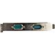 StarTech.com 2-port PCI Express RS232 Serial Adapter Card - PCIe RS232 Serial Host Controller Card - PCIe to Dual Serial DB9 Card - 16950 UART - Expansion Card - Windows & Linux