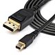StarTech.com 6ft (2m) VESA  Mini DisplayPort to DisplayPort 1.4 Cable - 8K 60Hz HBR3 HDR - Super UHD mDP to DP 1.4 Cord - Slim (34 AWG) Ultra HD 4K 120Hz - Monitor/Video Cable