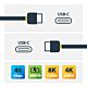 StarTech.com 3ft (1m) USB4 Cable, USB-IF  USB-C Cable, 40 Gbps, USB Type-C Data Transfer Cable, 100W Power Delivery, 8K 60Hz, Compatible w/Thunderbolt 4/3/USB 3.2