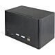 StarTech.com 2 Port Quad Monitor DisplayPort KVM Switch - 4K 60Hz UHD HDR - Desktop 4K DP 1.2 KVM with 2 Port USB 3.0 Hub (5Gbps) & 4x USB 2.0 HID Ports, Audio - Hotkey Switching - TAA