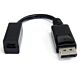 StarTech.com 6in (15cm) DisplayPort to Mini DisplayPort Cable - 4K x 2K UHD Video - DisplayPort Male to Mini DisplayPort Female Adapter Cable - DP Computer to mDP 1.2 Monitor Extension Cable