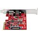 StarTech.com 2-Port 10Gbps USB-A & USB-C PCIe Card - USB 3.1 Gen 2 PCI Express Type C/A Host Controller Card Adapter - USB 3.2 Gen 2x1 PCIe Expansion Add-On Card - Windows, macOS, Linux
