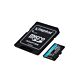 Kingston Technology 256GB microSDXC Canvas Go Plus Gen4 200MB/s A2 U3 V30 Card + Adapter