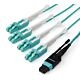 StarTech.com 3m (10ft) MTP(F)/PC to 4x LC/PC Duplex Breakout OM3 Multie Fiber Optic Cable, OFNP Plenum, 40G Networks, Low Insertion Loss - Fiber Jumper Cord