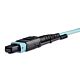 StarTech.com 3m (10ft) MTP(F)/PC to 4x LC/PC Duplex Breakout OM3 Multie Fiber Optic Cable, OFNP Plenum, 40G Networks, Low Insertion Loss - Fiber Jumper Cord