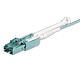 StarTech.com 3m (10ft) MTP(F)/PC to 4x LC/PC Duplex Breakout OM3 Multie Fiber Optic Cable, OFNP Plenum, 40G Networks, Low Insertion Loss - Fiber Jumper Cord
