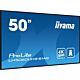 iiyama LH5060UHS-B1AG Signage Display Digital A-board 125.7 cm (49.5") LED Wi-Fi 500 cd/m² 4K Ultra HD Black Built-in processor Android 11 24/7