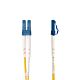 StarTech.com 2m (6.6ft) LC to SC (UPC) OS2 Single e Duplex Fiber Optic Cable, 9/125µm, 100G, Bend Insensitive, Low Insertion Loss - LSZH Fiber Jumper Cord