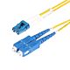 StarTech.com 2m (6.6ft) LC to SC (UPC) OS2 Single e Duplex Fiber Optic Cable, 9/125µm, 100G, Bend Insensitive, Low Insertion Loss - LSZH Fiber Jumper Cord